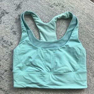 Size 4 aqua Lululemon sports bra